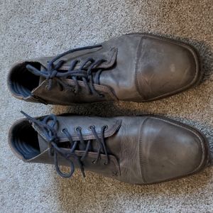 NW>S leather boots men's 11